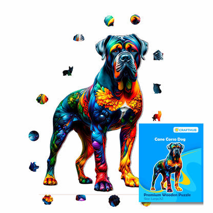 Cane Corso - Rompecabezas de Madera