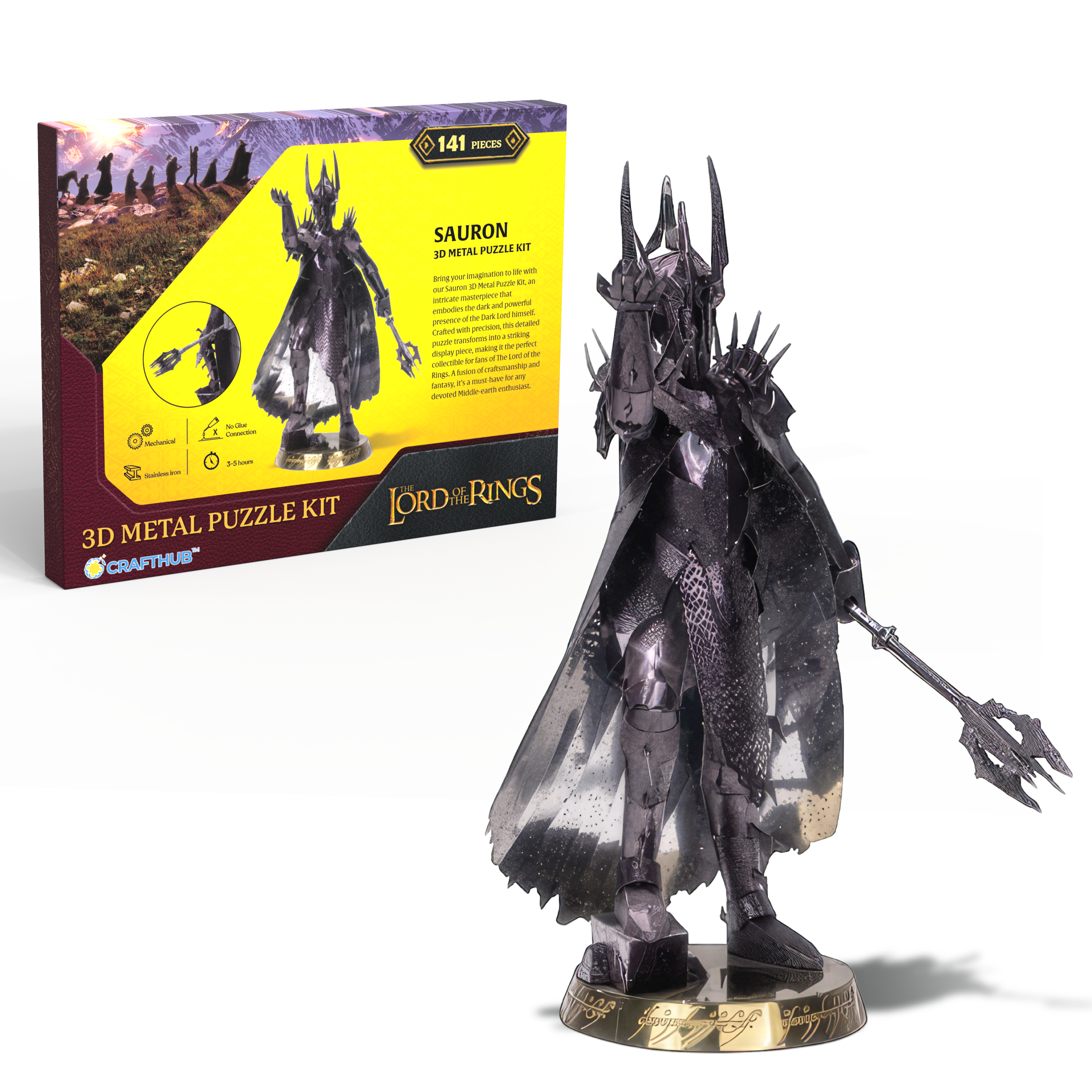 Sauron - Rompecabezas de metal 3D