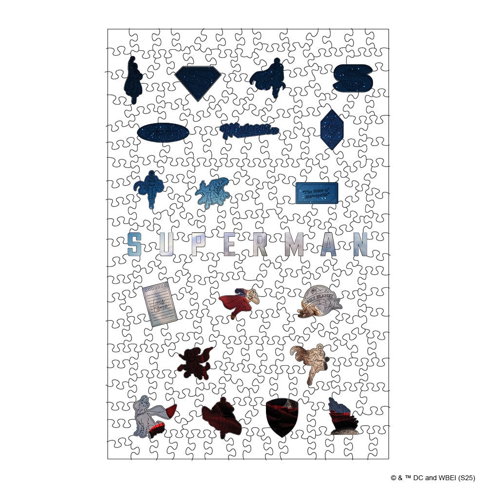 Animal Jigsaw Puzzle > Wooden Jigsaw Puzzle > Jigsaw Puzzle Superman & Krypto - Wooden Jigsaw Puzzle