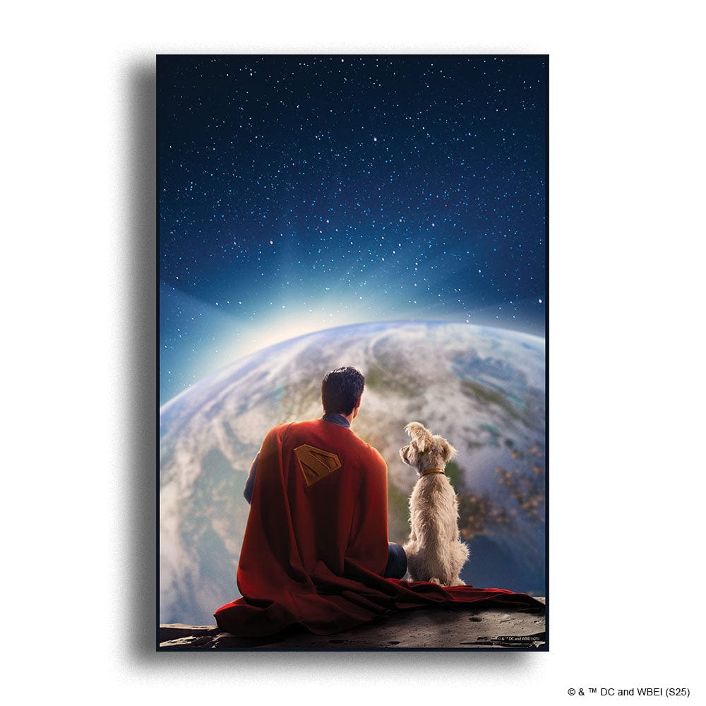 Animal Jigsaw Puzzle > Wooden Jigsaw Puzzle > Jigsaw Puzzle Superman & Krypto - Wooden Jigsaw Puzzle
