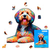 Sheepadoodle - Rompecabezas de Madera