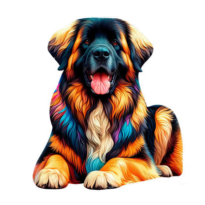 Leonberger - Rompecabezas de Madera