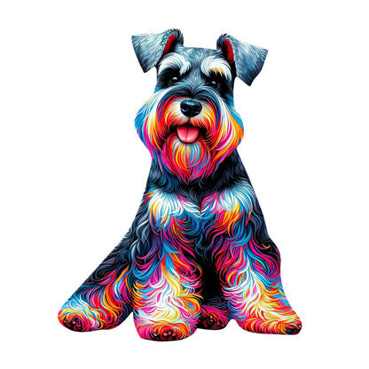 Schnauzer Miniatura - Rompecabezas de Madera