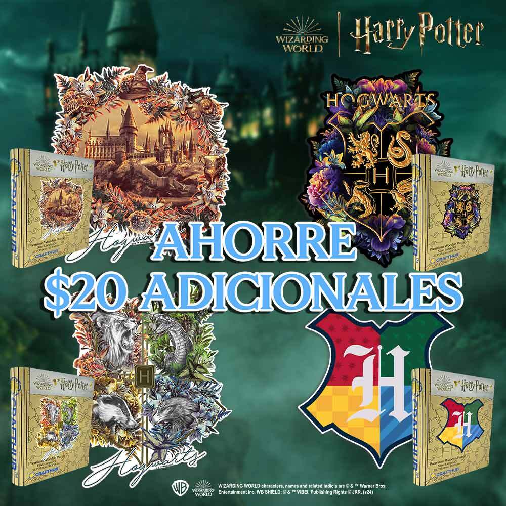 Harry Potter los 4 rompecabezas de madera más vendidos Crafthub Spain