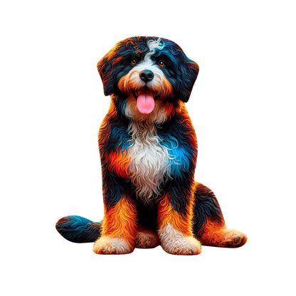 Perro de Agua Portugués - Rompecabezas de Madera